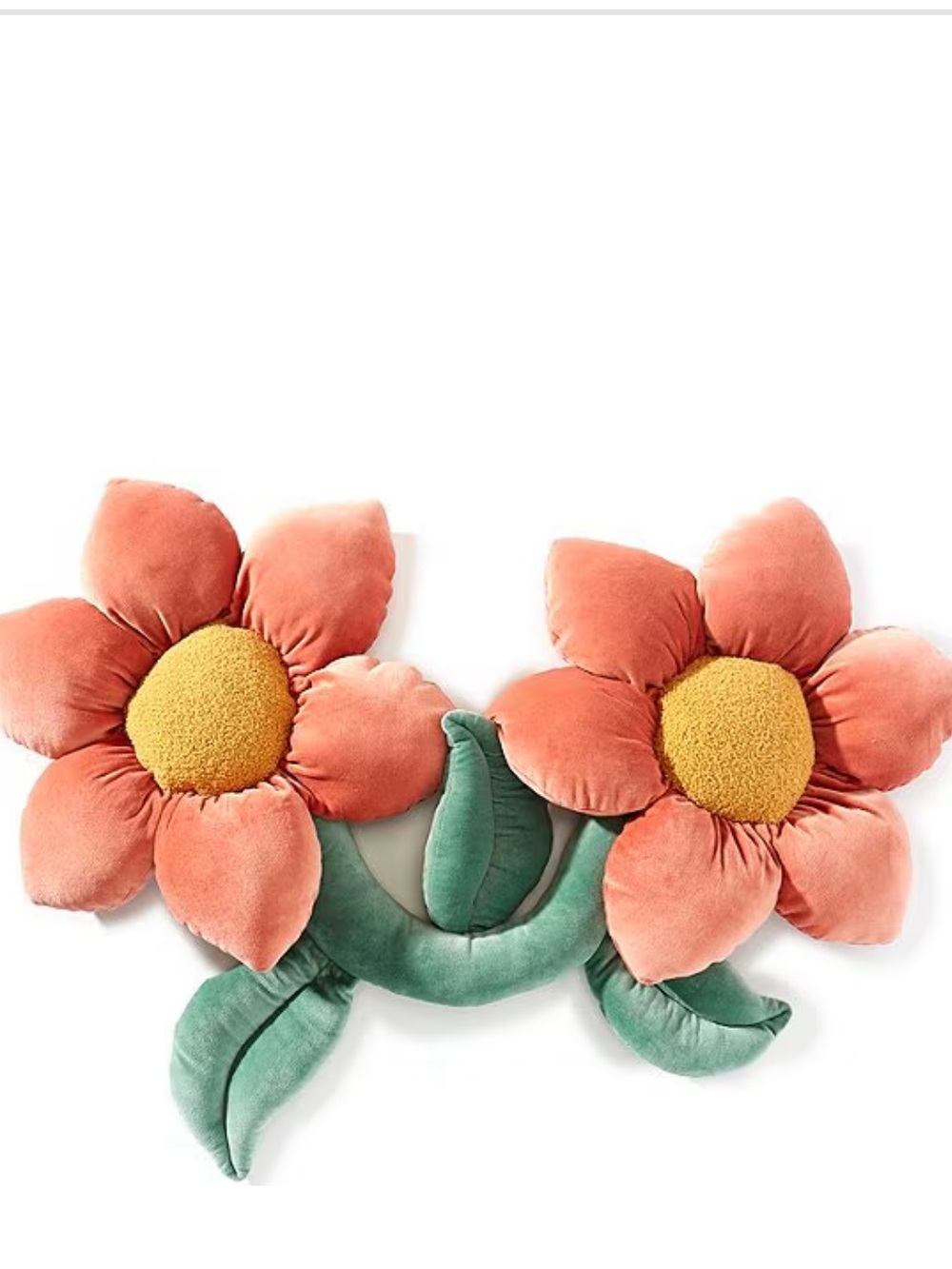 Floral Embroidered Studio D Lumbar Decorative Flower Pillow, NWT